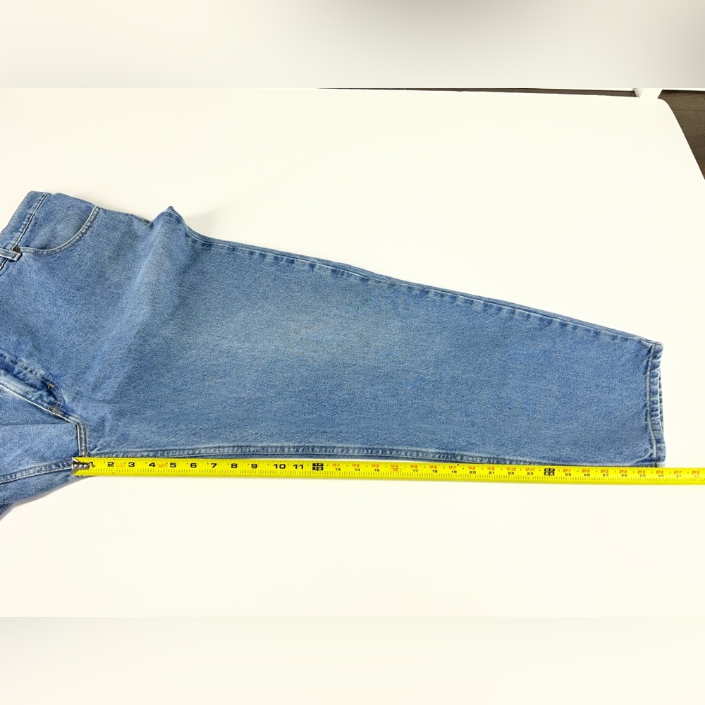 Carhartt Mens Relaxed Fit Classic Stonewash Denim Jeans Size 46 x 30 - Picture 11 of 14